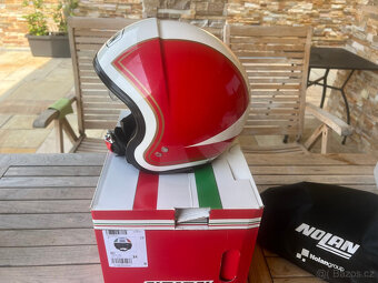 Helma Jet Nolan N21 Tricolore 31 Metal White S - 4