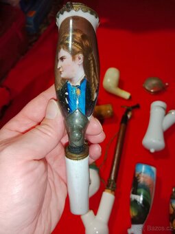 Fajfky porcelánové, Krakonoš, dřevěné atd. - 4