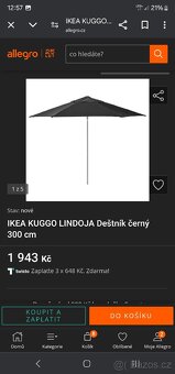 Slunečník 300cm se stojanem - 4