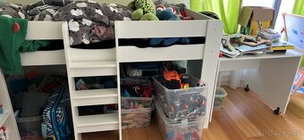 Detska patrova postel s psacim stolem - 4
