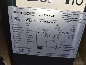 Domácí vinotéka Vinotéka Philco PW 6 GBI - 4