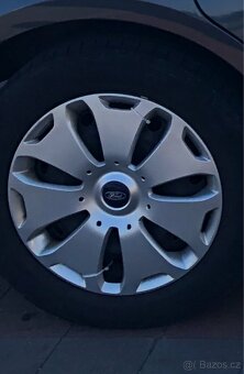 Kola ford 215x55 R16, plechové disky 5x108 - 4