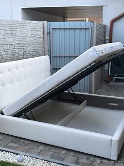 Prodám luxusní postel VERONA + Matrací 180cm x 200cm - 4