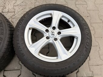4x al kola 5x114.3 + pneu zimní 215/60 R17 - 4