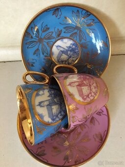 Porcelánové hrnečky s talířky - 4