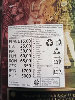 Rainbow high panenka - 4