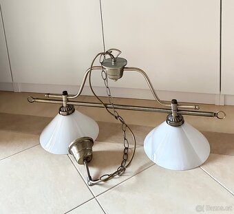 Závěsné stropní svítidlo-staromosaz - 4