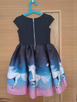 Dívčí šaty HM s jednorožci 110/116 - 4