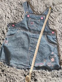 Džínové šatičky 68 - 4