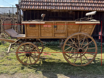 Starý kočár / bryčka za koně - 4