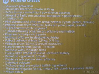 Pekárna chleba ETA GUSTITO 2 - 4