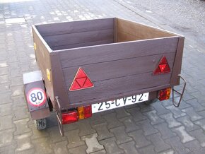 Prodám přívěsný vozík vlastní výroby - 4