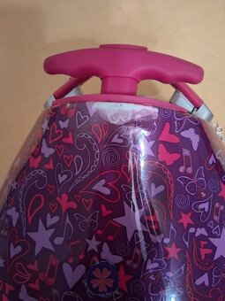 Dětský kufr se svítícími kolečky - 4