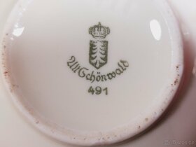 Porcelánová kávová souprava Art Deco - 4