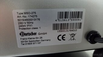 Gravitační nářezový stroj Bartscher MSD-275 - 4