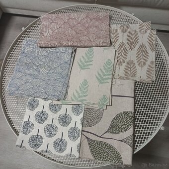 Zbytky látek, suché zipy - 4