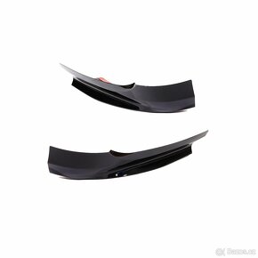 Splittery BMW 3 - E90/E91 facelift - Nempaket - černý lesk - 4