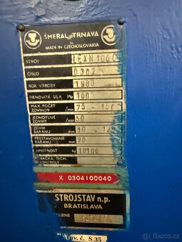 excentrický lis LEXN 100 C - 4