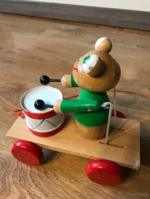 Dřevěná tahací hračka - 4