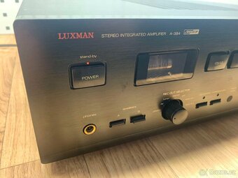 Luxman A384 - Hybrid s lampou na předku - 4