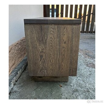Dřevěný masivní tv stolek - Master 120 cm - 4