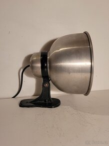 kovová lampa, designová lampička, reflektor - 4