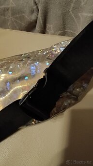 Stříbrná ledvinka s holografickým vzorem - 4
