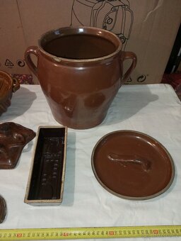 Keramický beránek - dvoudílný, hrnec s poklicí, bábovka aj. - 4