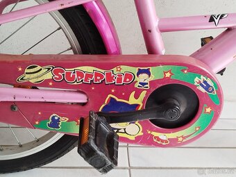 Dětské růžové kolo velikost  5-7 let - 4