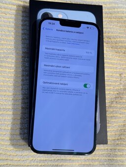 iPhone 13 Pro Max Sierra Blue BATERIE 100% TOP - 4