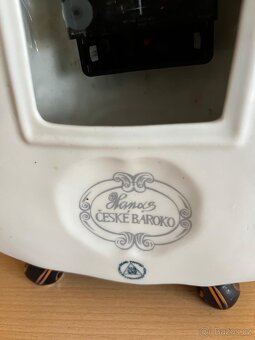 Porcelánové hodiny České Baroko - 4