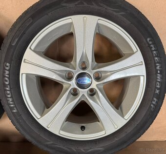 alu kola 16", rozteč 5x108 Ford + letní pneu - 4