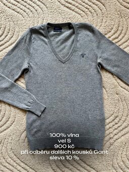 svetry premium kvality (Gant a další), vel S - 4