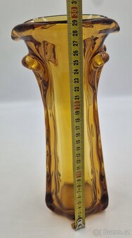váza hutní sklo 29 cm - 4