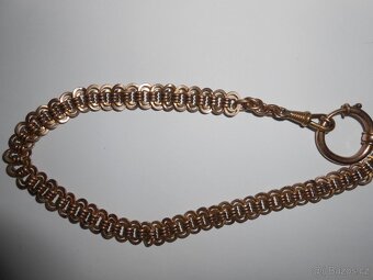 RETRO šatlen na hodinky s přívěškem - celková délka 33cm - 4