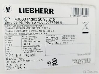 Vysoká lednice 198 cc, Liebherr - 4