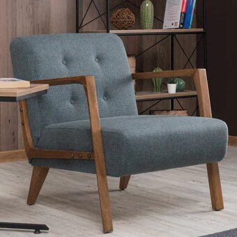 Křeslo modré Kemer, Sconto nábytek - 4