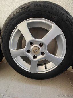ALU kola s pneu Barum Bravuris 5 HM 185/65 R15 - 4