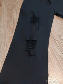 Roztrhané elastické kalhoty vel.54 - 4