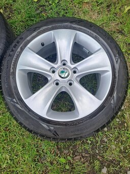 Alu kola 5x112 originál Škoda Superb II 205/55 R16 - 4