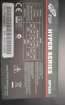 COOLERMASTER + FSP Fortron Hyper 500w - 4