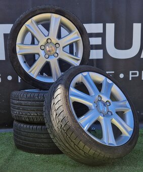 5x100 R17 seat leon ☀️ letní pneu ZÁNOVNÍ STAV - 4
