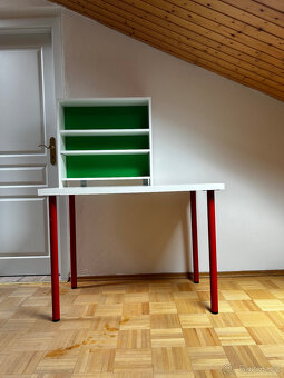 Pracovní stůl IKEA LINNMON/ADILS + Polička PAHL - 4