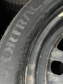 Plech disky 4x100 včetně letních pneu 195/65R15 - 4