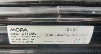 SKLOKERAMICKÝ SPORÁK MORA - 50cm - ZÁNOVNÍ - 4