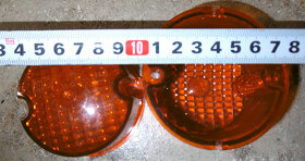 Stare oranzove plexiskla na blinkry Jawa ČZ prodam  2 ks - 4