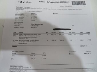 Zánovní chytré hodinky - Apple Watch Series SE2 40mm - 4