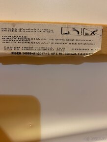 2x dětská dřevěná židličko - 4