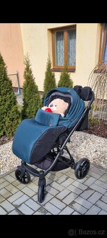 Kombinovaný kočárek Baby Merc La Rosa - 4