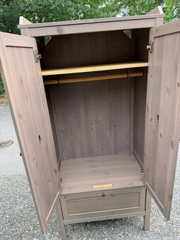 Šatní skříň IKEA Sundvik - šedohnědá - 4
